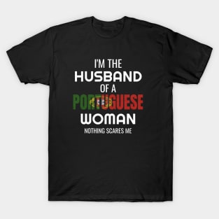 Mens Funny Portuguese design - Gift For Husband Of Portuguese Wife T-Shirt